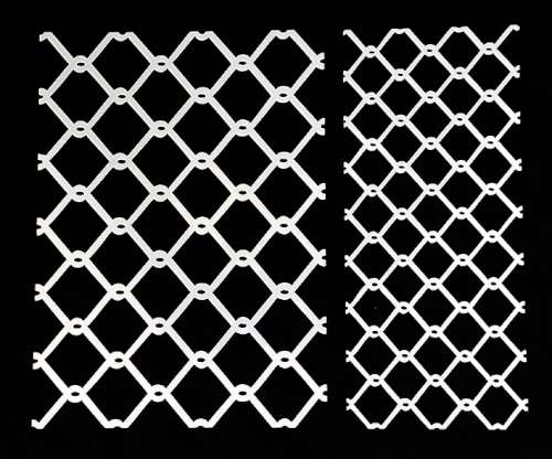 Wire Fence Stencil Set - Click Image to Close